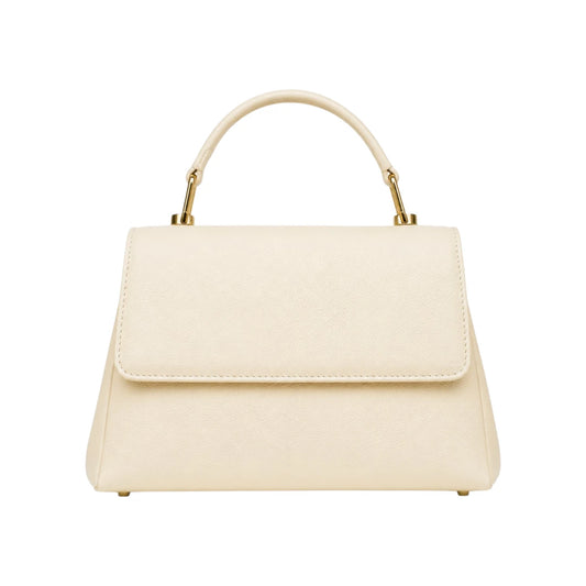 Vixra Celeste Ivory Classic Elegant Fashion Handbag