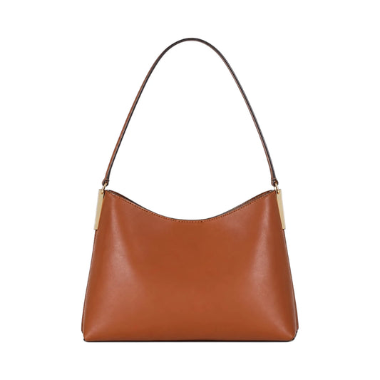 Vixra Siena Brown Minimalist Everyday Shoulder Bag